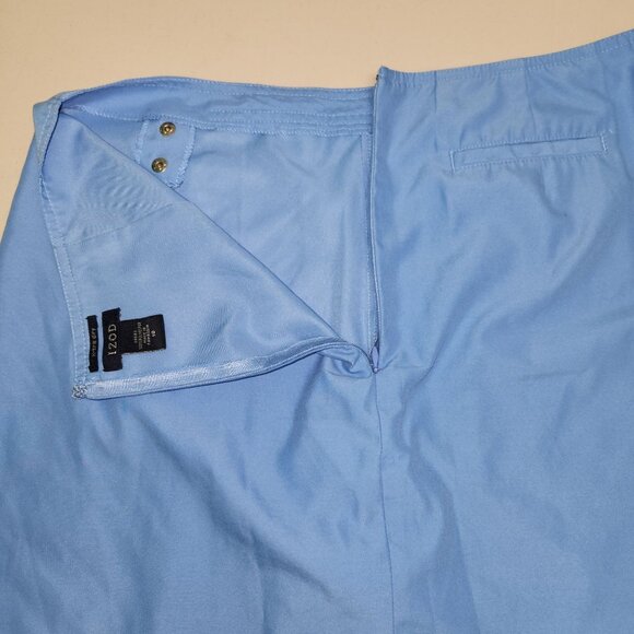 Izod Ladies Blue Polyester Skort Size 10 With Button & Zipper Closure 4065 - Picture 6 of 7